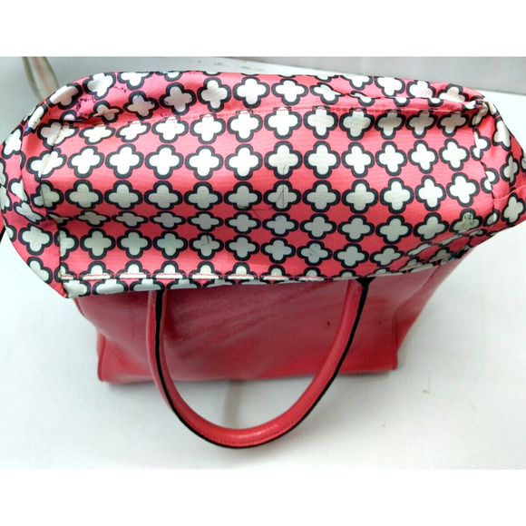 Kate Spade Beacon Court Jeanne Strawberry Red Patent Leather Top Handle Tote Bag - Picture 10 of 13